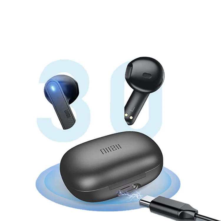

UiiSii TWS21 Earphones Original Factory Earbuds Bluetooth 5.0 Handfree Active Noise Cancelling Headphones, Black white