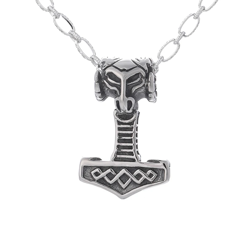 

Brand New Cast Knife Cross Pendant Iron Flower Punk Necklace, Picture shows
