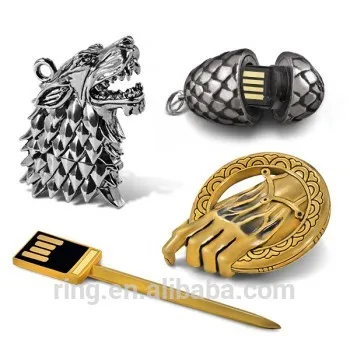 Game of Thrones Stark Sigil Direwolf USB Flash Drive Movie Jewelry - ANKUX.COM