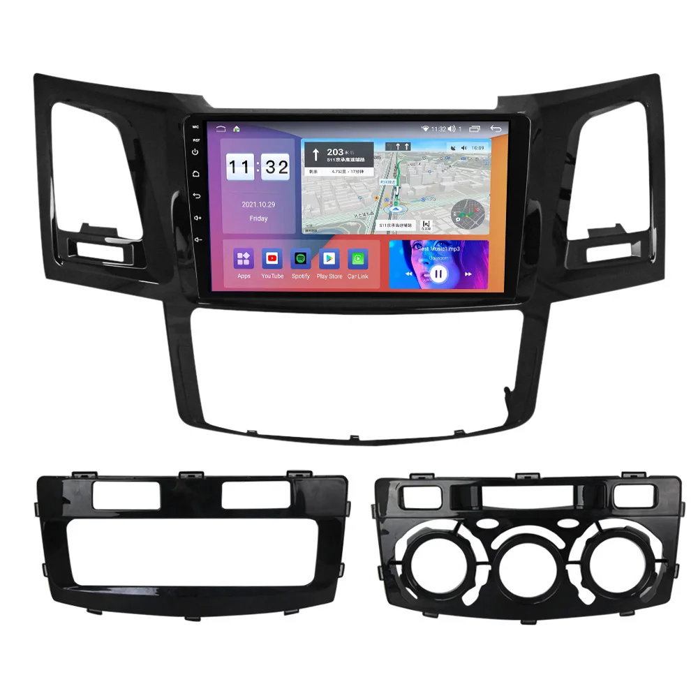 

Mekede BT 2din car radio for Toyota Fortuner Hilux 2004-2014 AM FM multimedia system RDS car video 4G car dvd player