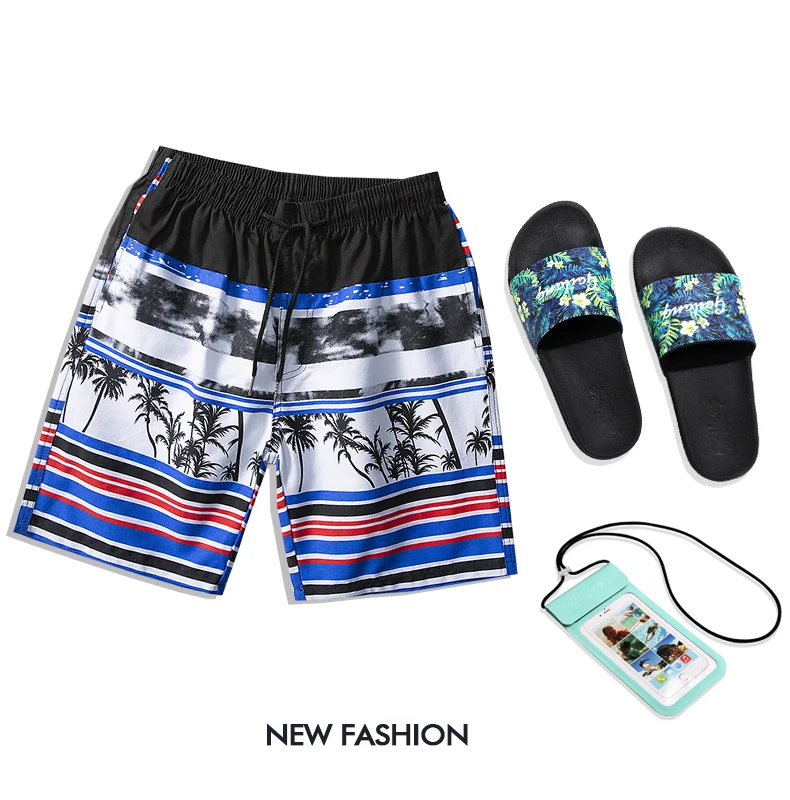 

Summer men's casual shorts beach pants, 6 colors