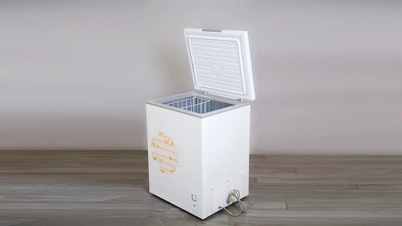 Biaobing White Door Small Chest Freezer With Lock Fridges And Deep Freezers Buy Woods Chest
