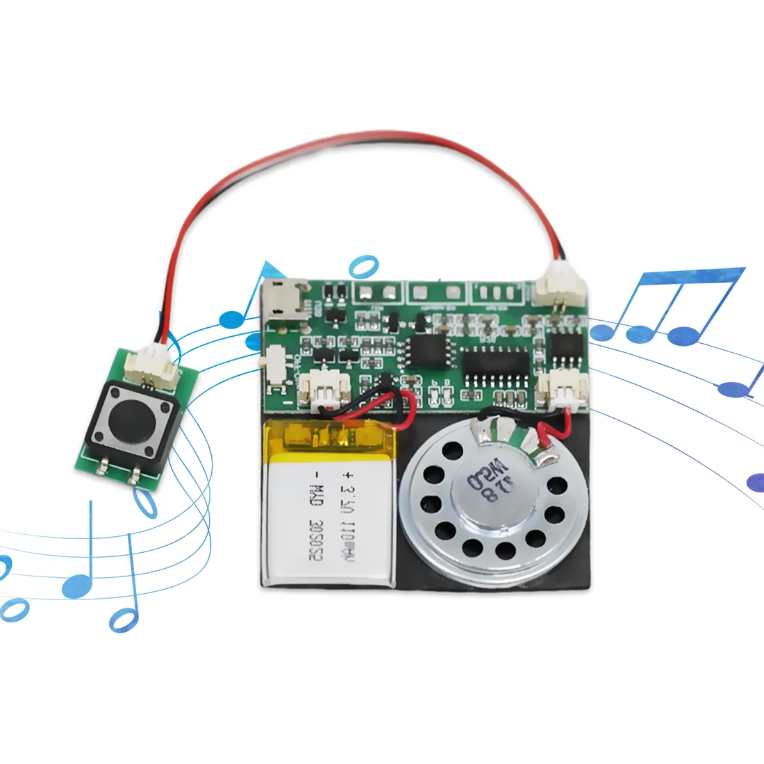 Direct Selling Voice Recording Customized Recordable Usb Mp3 Programmable push button record sound module plush toy speaker