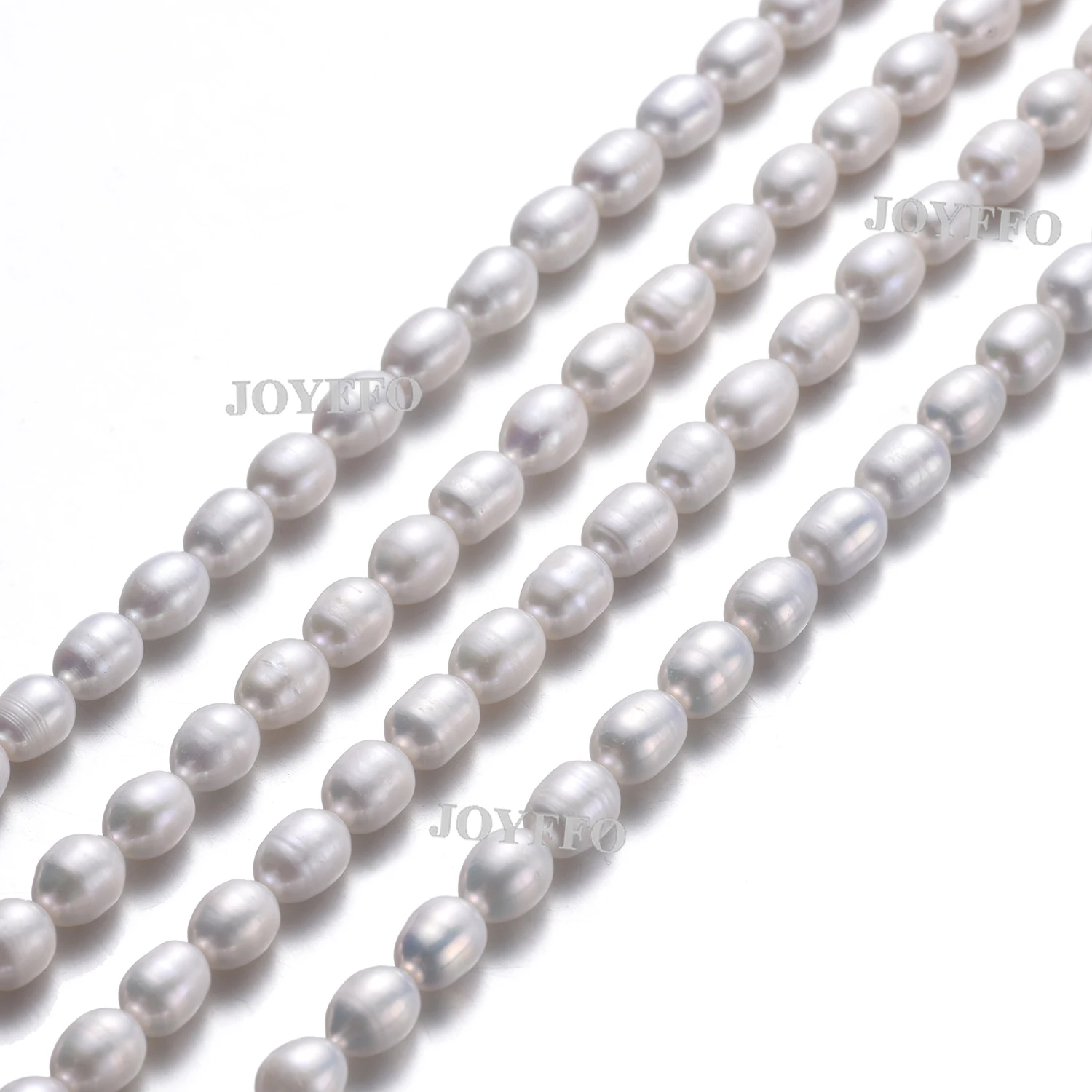 

Oval Pearls Beads White Natural Freshwater Loose Pearls For Bracelets Jewelry Findings