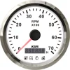 KUS 85mm 0-7000 RPM Motorcycle Truck Car Bus Tachometer With 4 LED Alarm Function