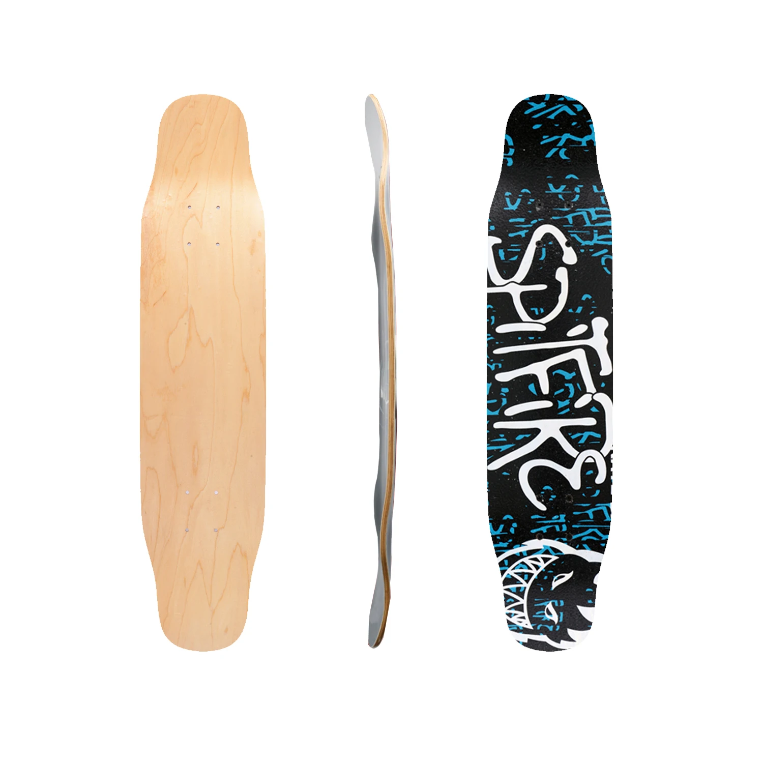 

Outdoor Ssports High Quality Wholesale Long Board Customized Maple Skateboard Longboard Deck