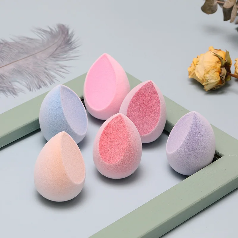 

2021 Wholesale beauty sponge blender High Quality make up sponge latex free vegan microfibre velvet sponge for Face Foundation, Multiple colors