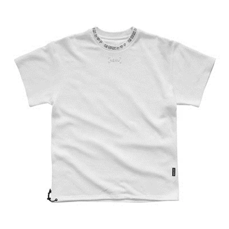 

Fashion Print Streetwear Loose Man Tshirt, Black/white