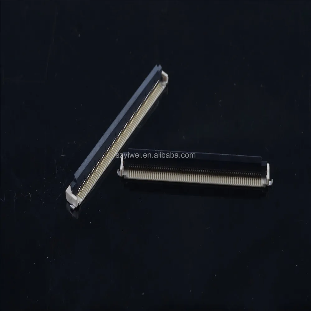 Flexible Flat Cable Fpc / Ffc Connector Flip 68 Pin 0.5mm Surface Mount