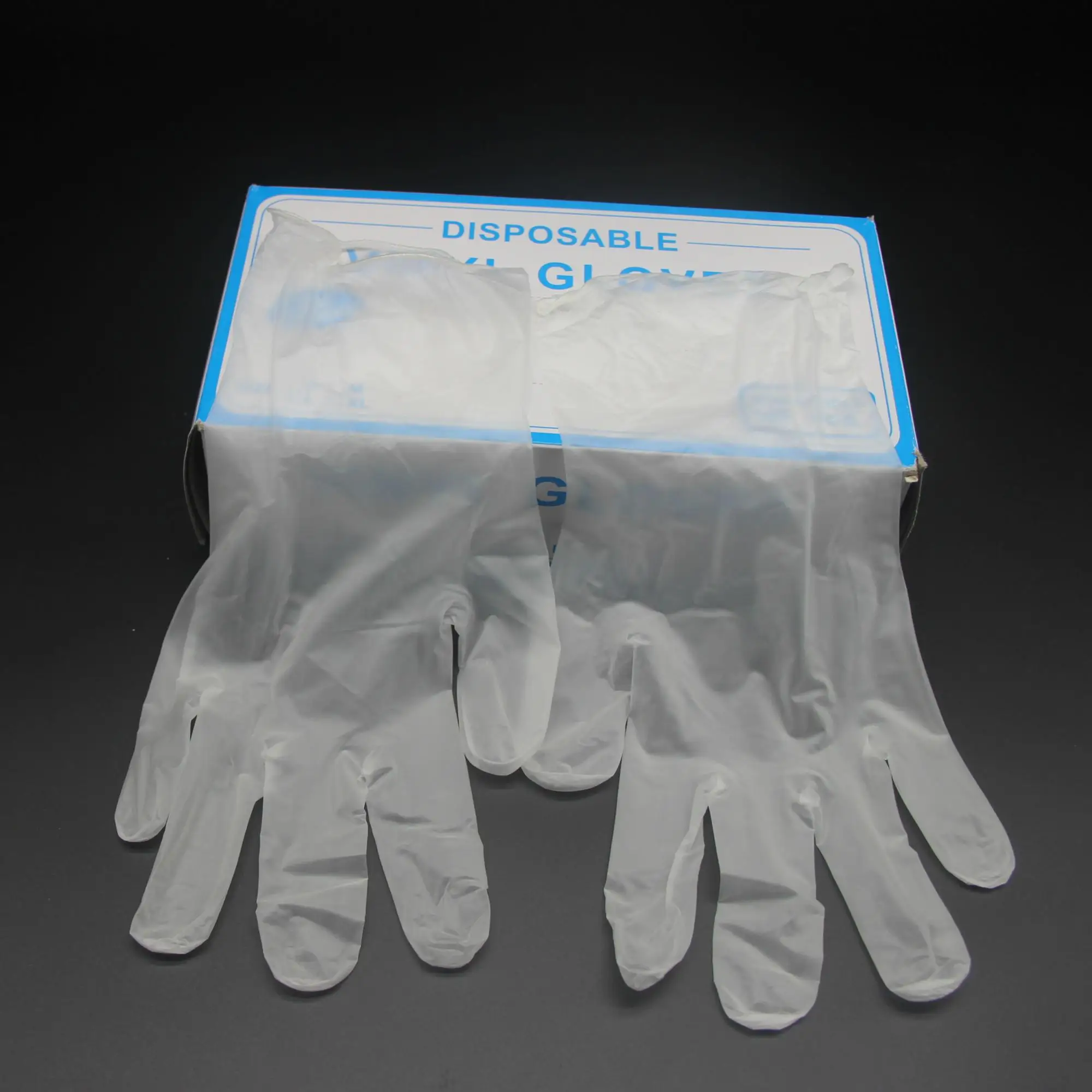 new competitive price disposable blue guantes de nitrilo