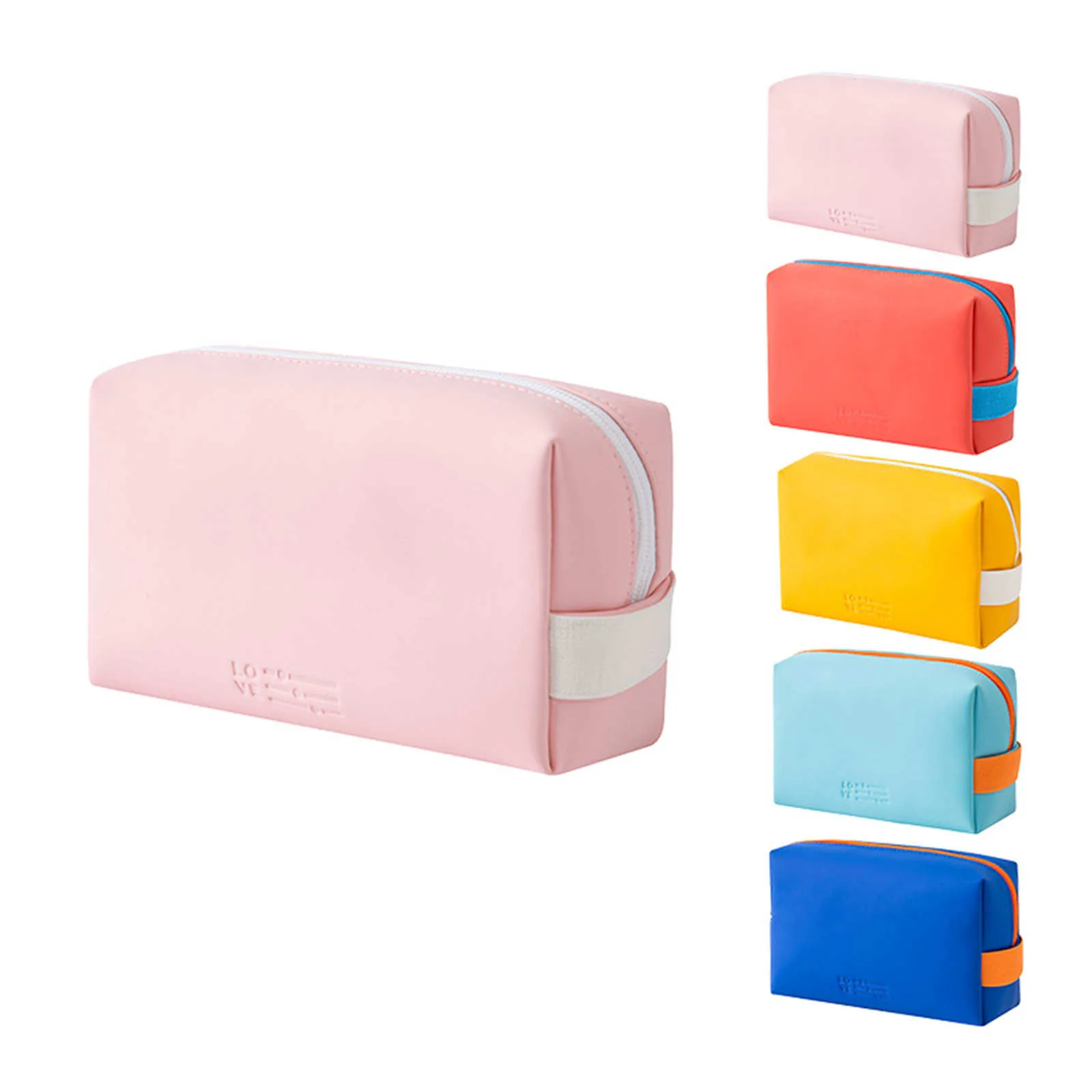 

PU Leather Large Women Cosmetic Bag Make Up Travel Washing Organizer Beauty Case