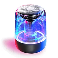 

C7 Colorful LED light Transparent bluetooth speaker mini fashion subwoofer