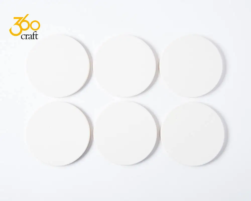 

High Quality Custom Logo Blank Sublimation Coasters With Cork Back