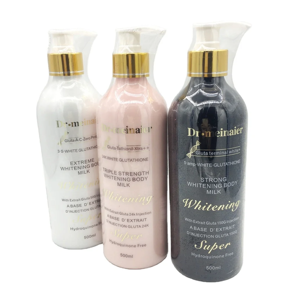 

Private Label Qluta Skin Whitening Body Lotion With Moist Factor Nourishing High Quality