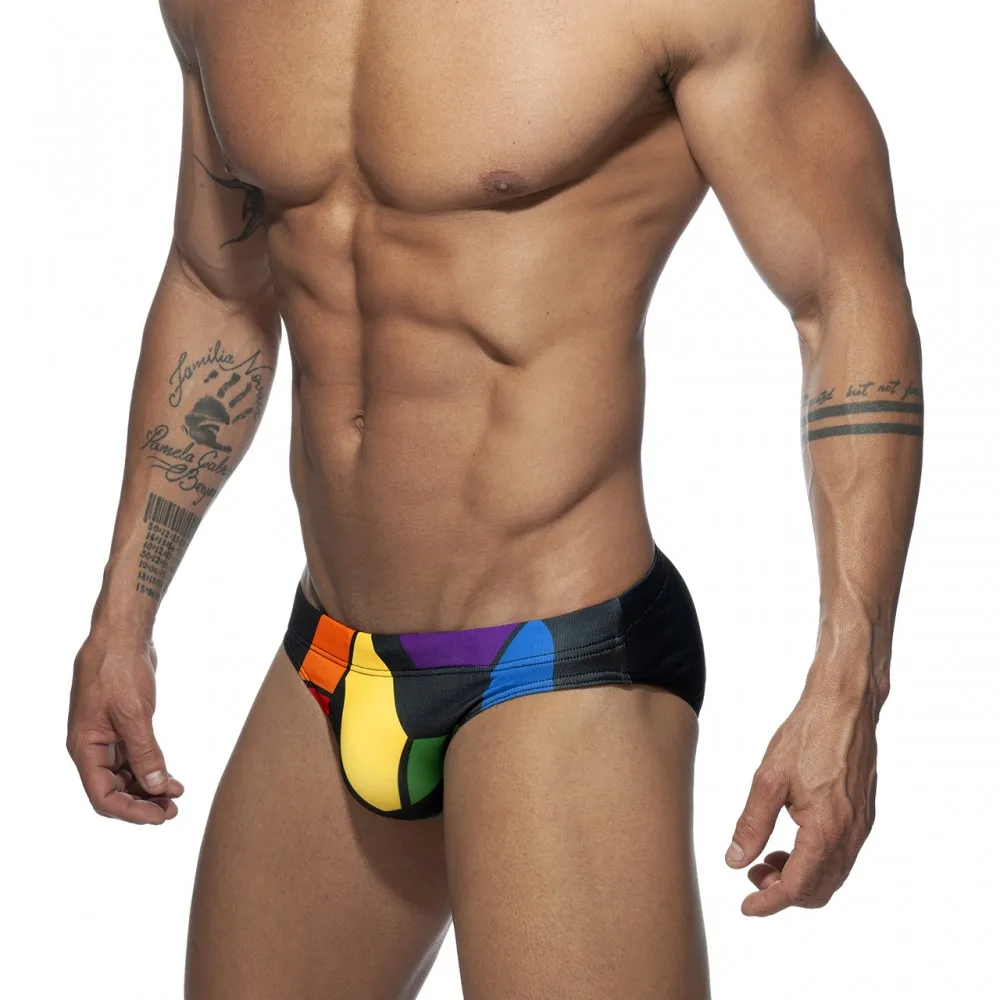 

Quick dry removable padded push up bikini briefs mens swimwear