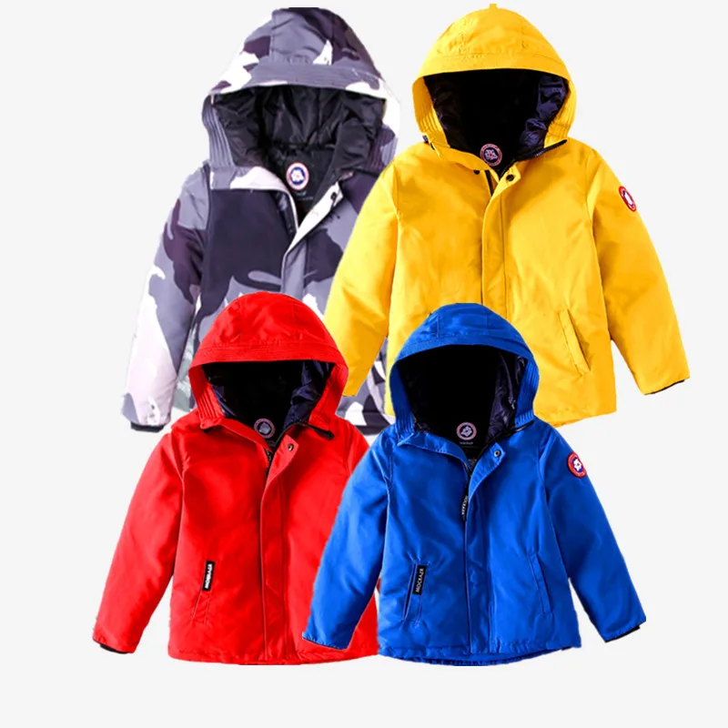 

2021 New Baby Boys Down Coat Kids Winter Windbreaker Boys Children Spring Camo Zipper Hoodies Jacket Outfit Kids Clothes