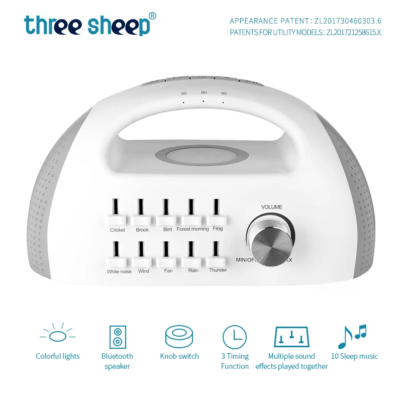 

Portable Deep Sleep Music White Noise Sound Machine For Sleeping,Baby Toy Sleep Therapy White noise Sound Machine