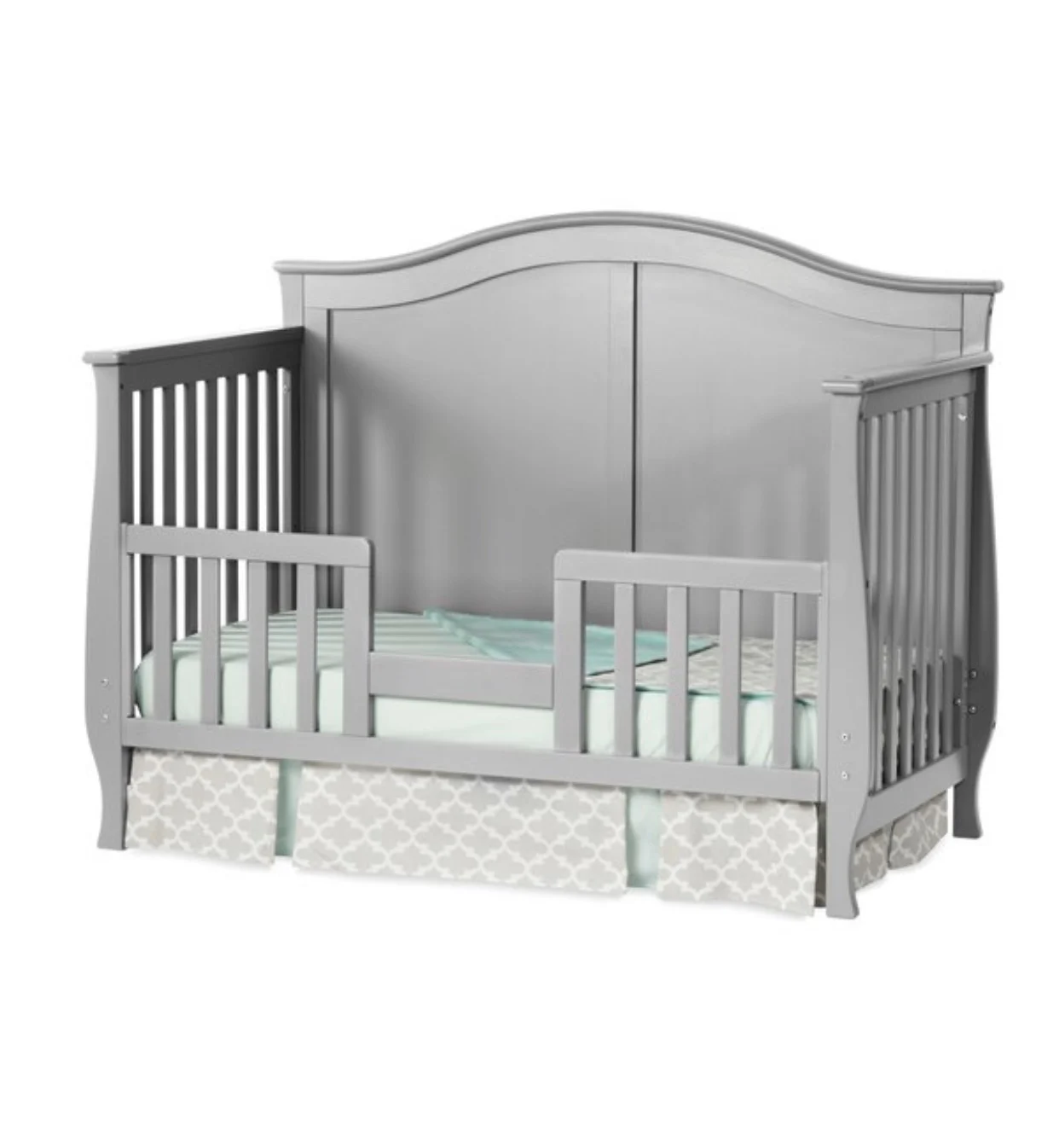 
America style pine wood high quality wooden baby crib 