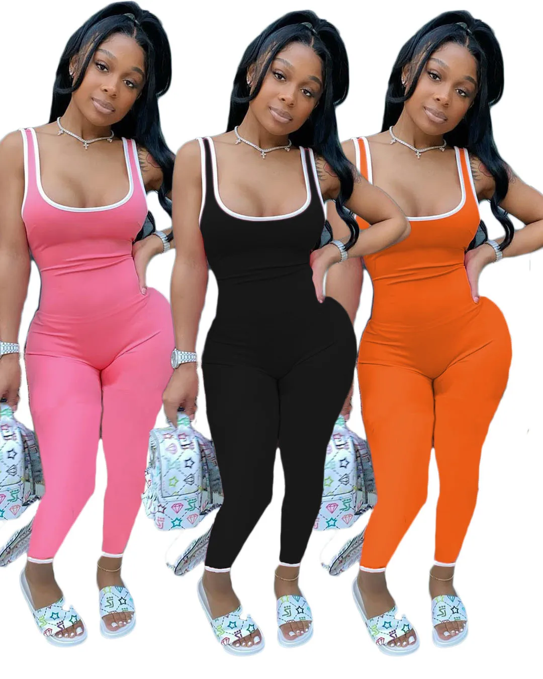 

A8245 New summer 2020 casual jumpsuit for women