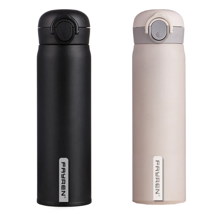 

FAYREN eco friendly 24 hour insulated stainless steel water bottle, Silver,accept customized