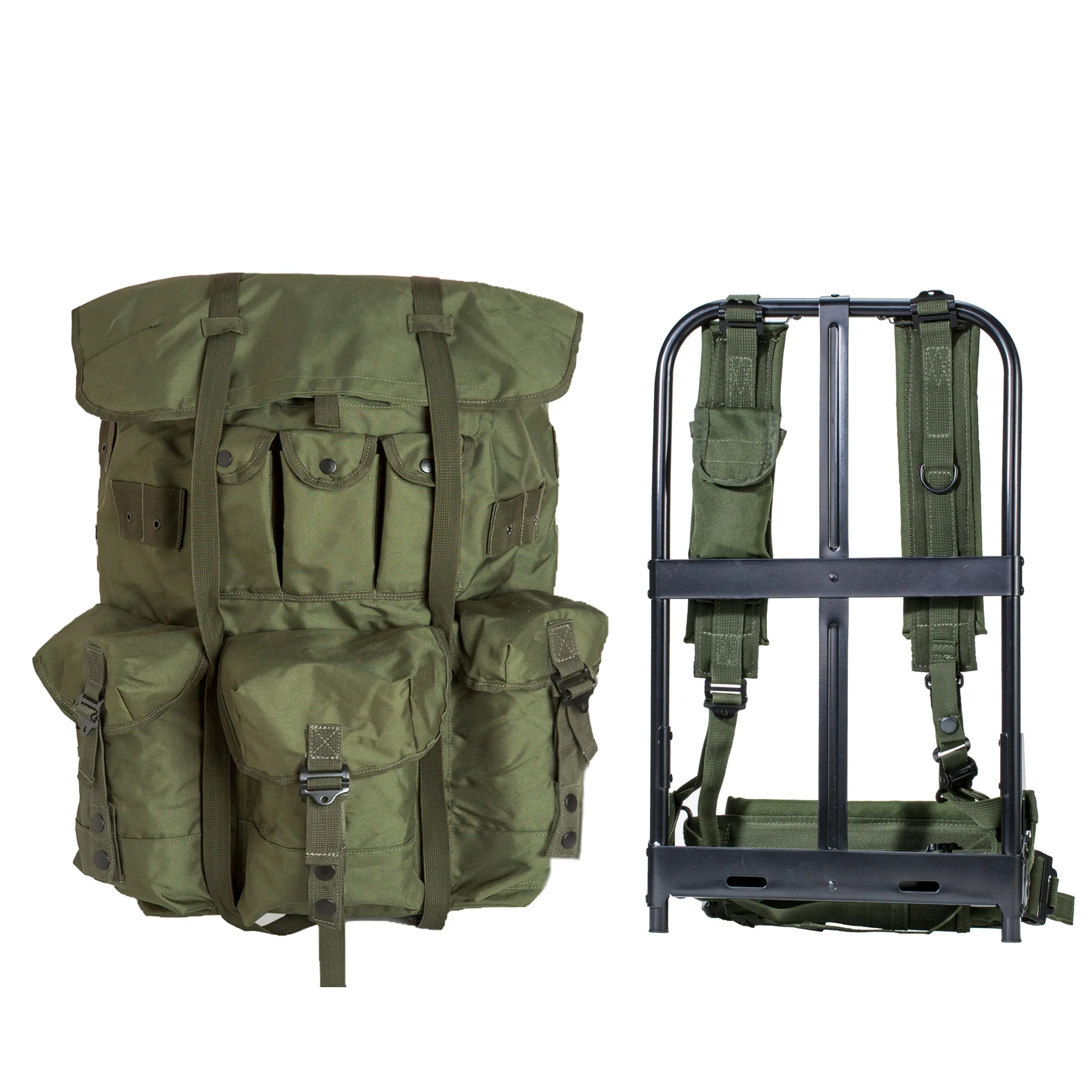 

U.S Military ALICE Backpack A.L.I.C.E. Field Pack Large Size Army Olive Drab, Olive green