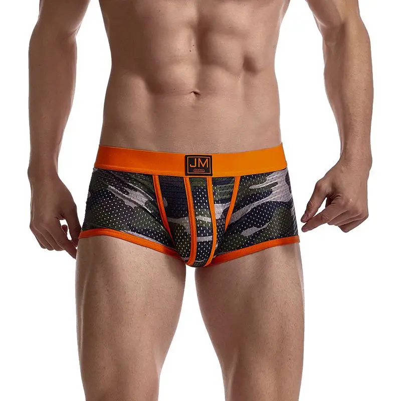 

Jockmail brand camouflage shorts mens underwear boxer briefs