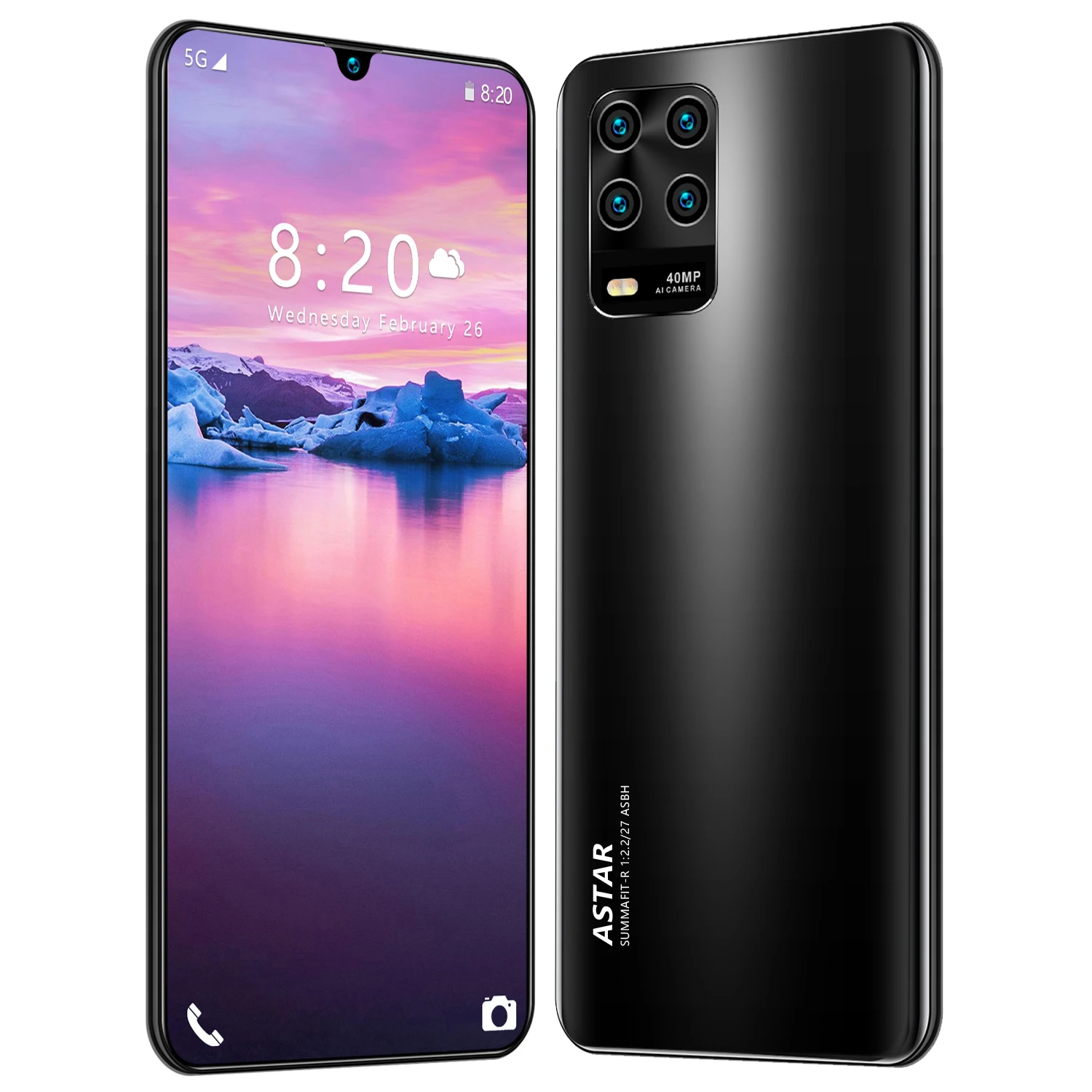 

ME10 7.5 Inch HD ME10 with Face ID LTE 4G Quad Core Ram 8GB ROM 256GB mobile phones Android 9.1 Mobile Phone