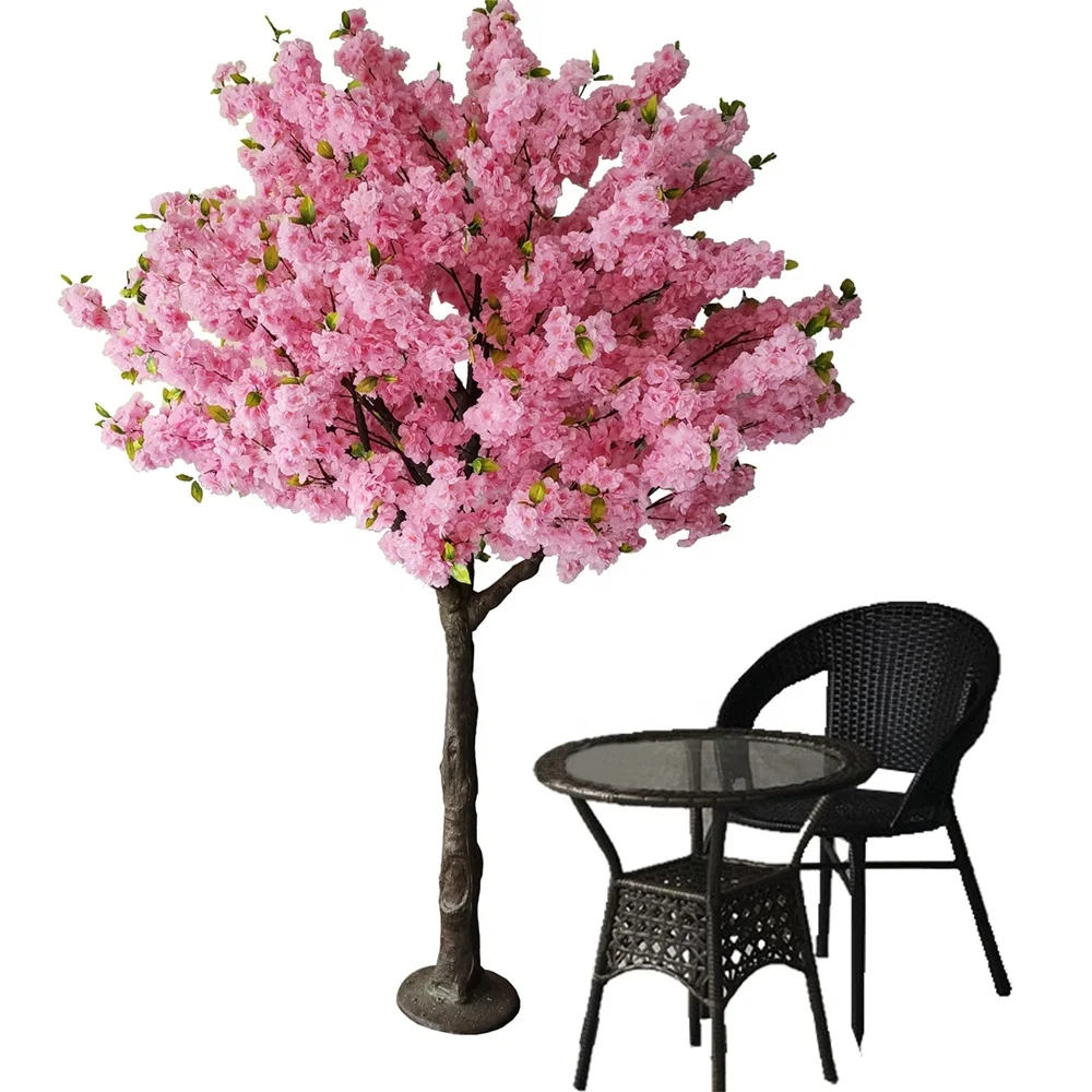 

wholesale wedding Decoration tree sakura flower tree / indoor Decor artificial cherry blossom tree, Natural color