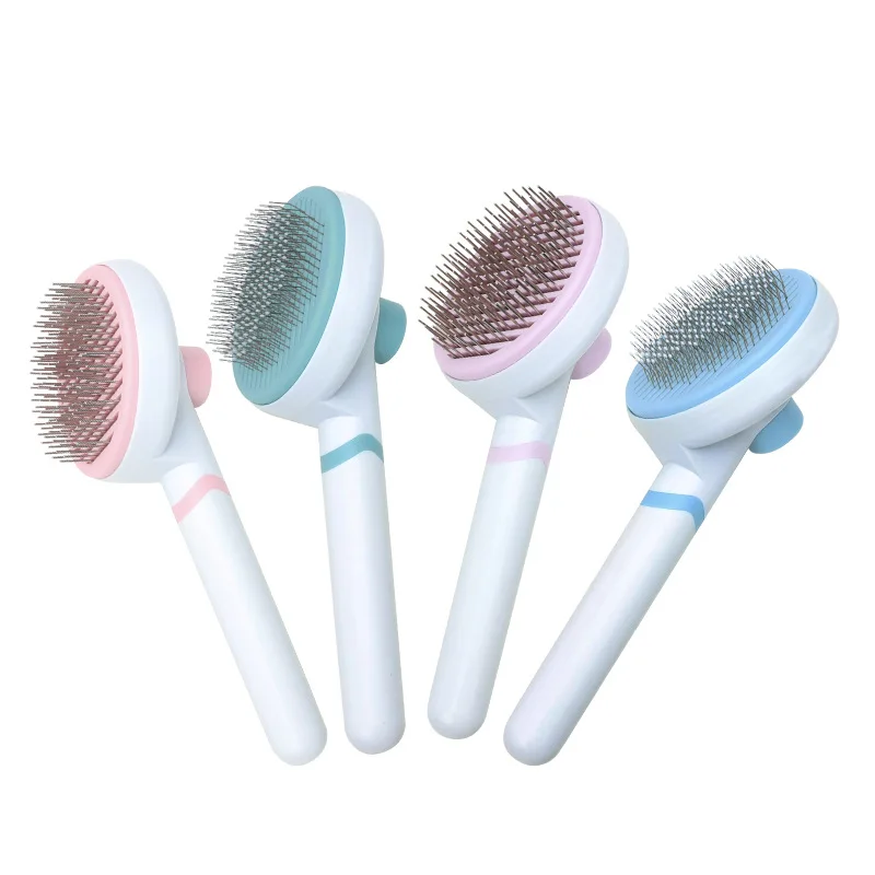 

Self Cleaning Pet Dog Grooming Brush Set Cat One Key Remove Hair Comb Pet Massage Shedding Remover Grooming Pet Hair Brush