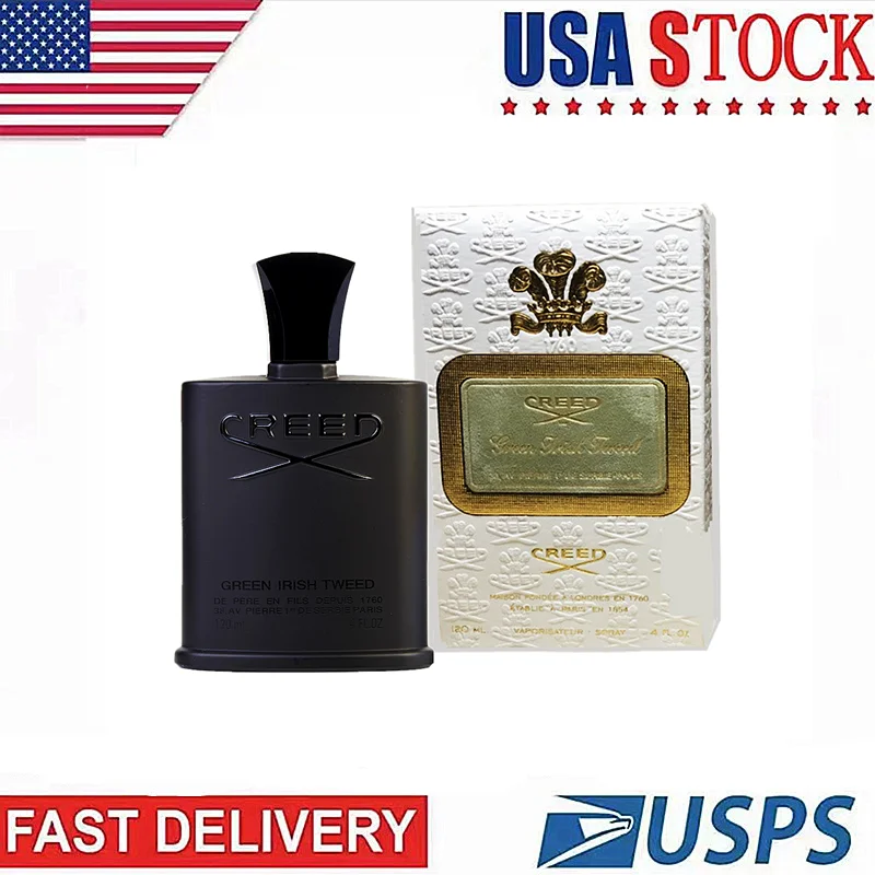 

Creed Green Irish Tweed Men's Perfume Parfum 120ml Hot Brand Body Spray Long Lasting fragrance men's cologne