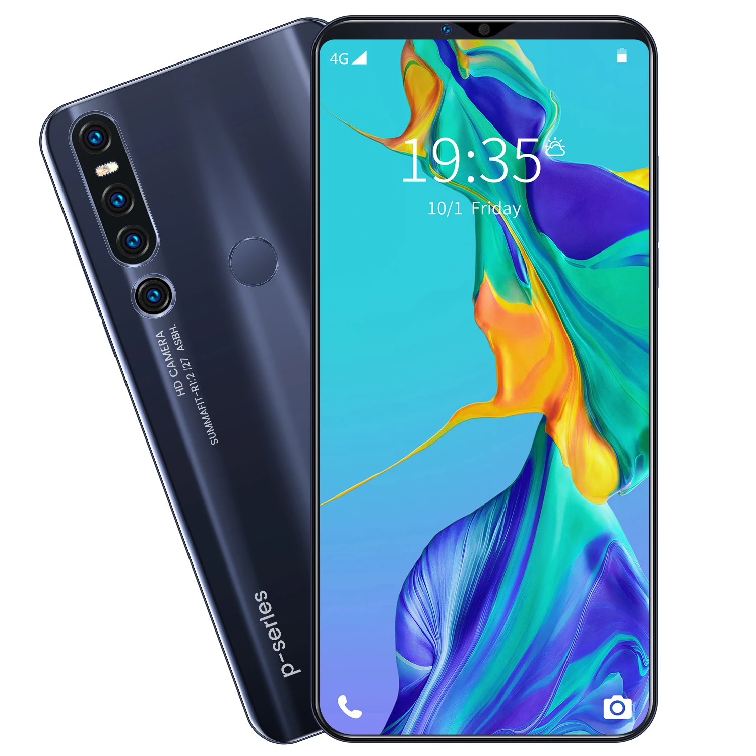 

Free Shipping Android System Phone P46 6.1Inch Global version unlocked cellphone