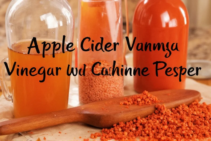 apple cider vinegar and cayenne pepper