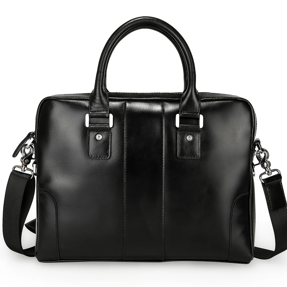 

Genuine Leather Laptop Handbag Slim Real Leather Business Laptop Bag Leather For Men
