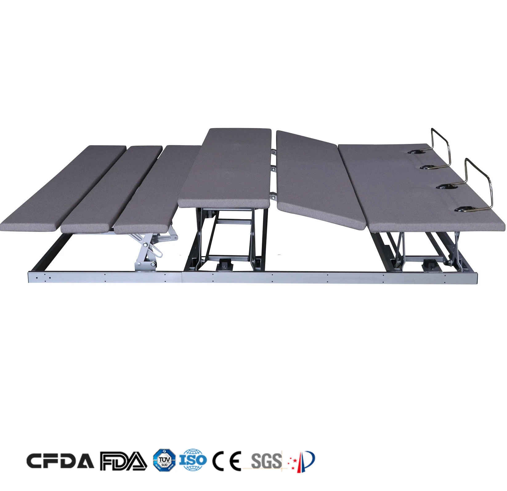 
L040 USA hotel steel bulk adjustable base hotel bed frames king 