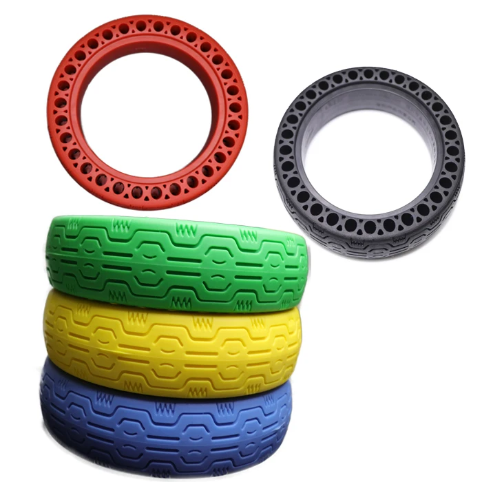 

Customized Colorful Solid Tyre Electric Scooter Spare Parts Solid Tire for Xiaomi M365/ Pro Scooter Wheel, Black, red, yellow, green,blue