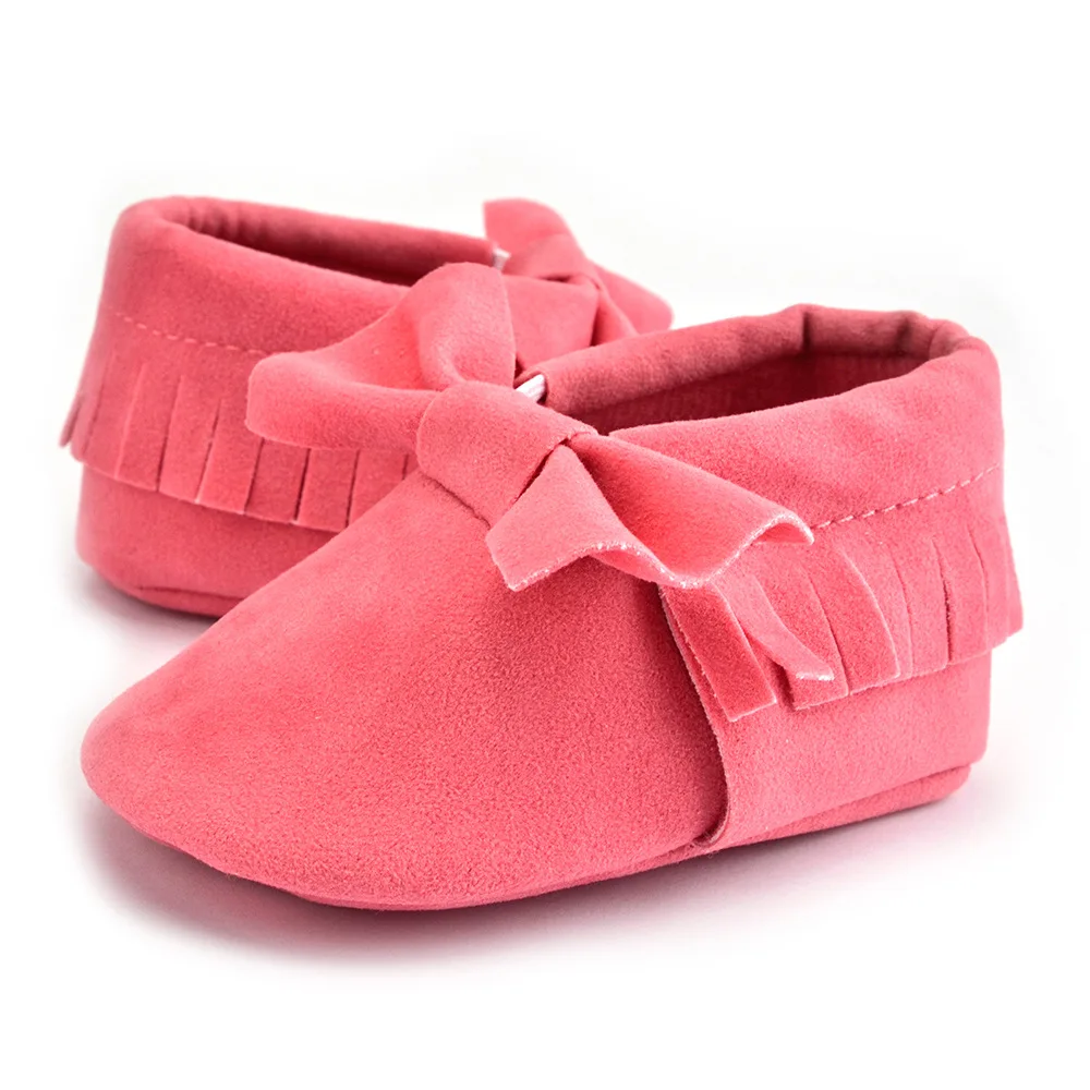 

Frosted baby shoes Soft bottom bow Baby shoes Indoor toddler shoes for girl kids