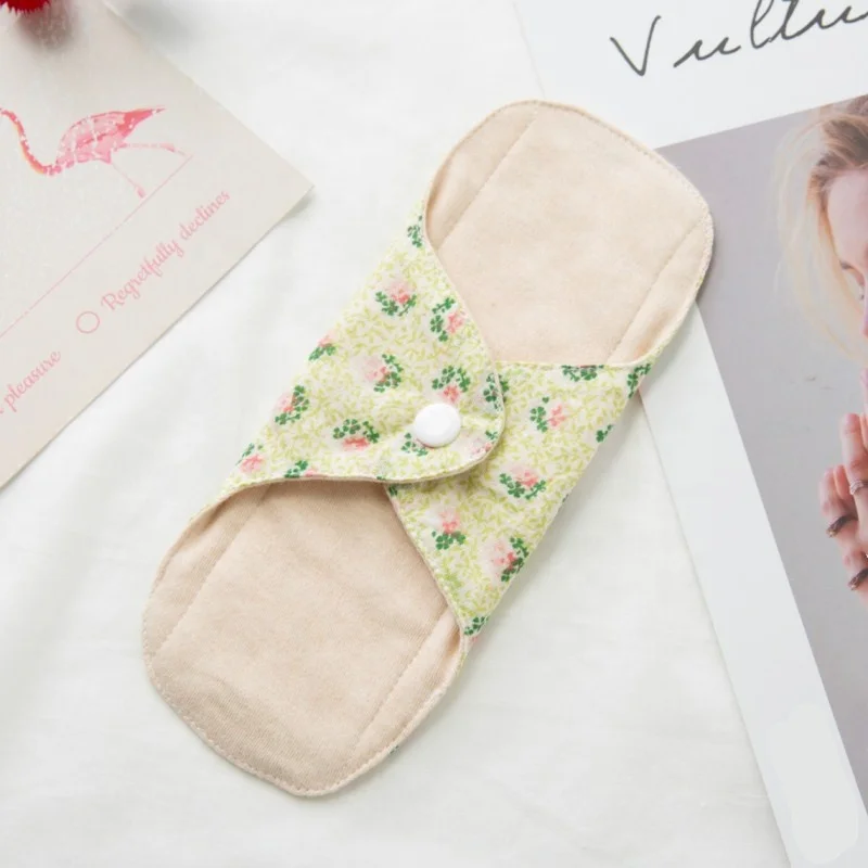 

2 Pcs/lot Non-slip Reusable Adult Diaper Menstrual Cloth Sanitary Soft Pads Napkin Washable Panty Liners Feminine Hygiene Pad