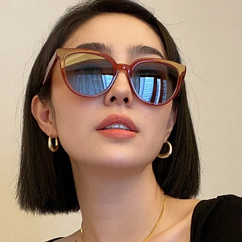 

Ladies Square Sun glasses 2022 retro Women Designer Brand Glasses Fashion Eyewear Shades UV400 OEM sunglasses