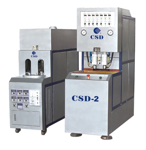 
Full -automatic 2 cavity plastic stretch blow molding machine 
