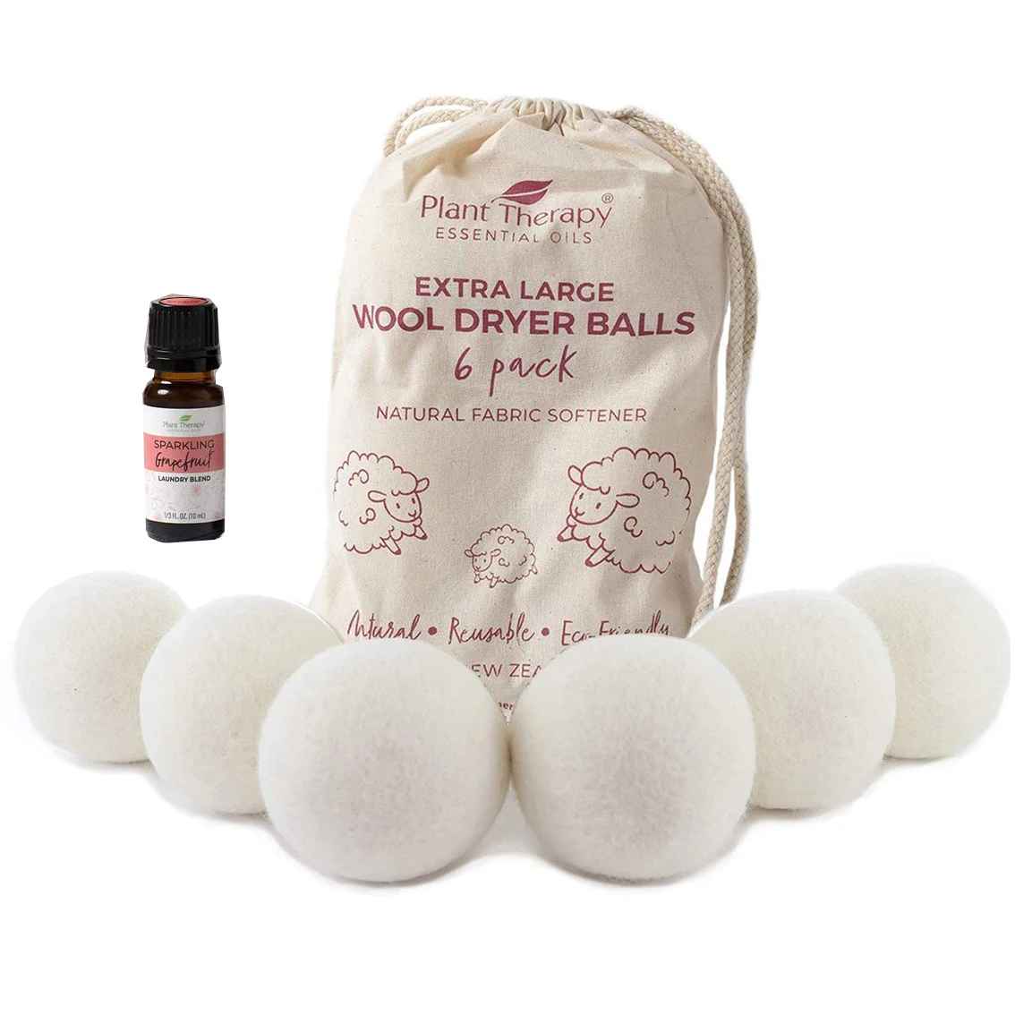 

2021 bestseller amazon organic handmade 100% new zealand wool dryer balls in stock, Customized color