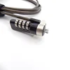 High quality and safe black coated wire rope cable noble wedge lock for laptop computers