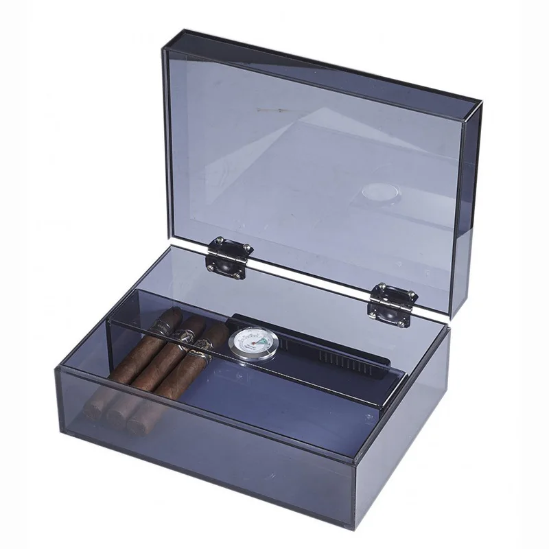 Watertight Airtight Acrylic Cigar Box - Custom Lock Humidor