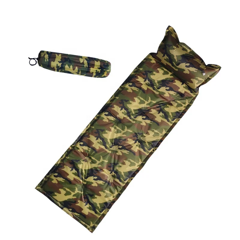 

High Quality Recycle Synthetic Camping Sleeping Mat with Pillow, Customized color