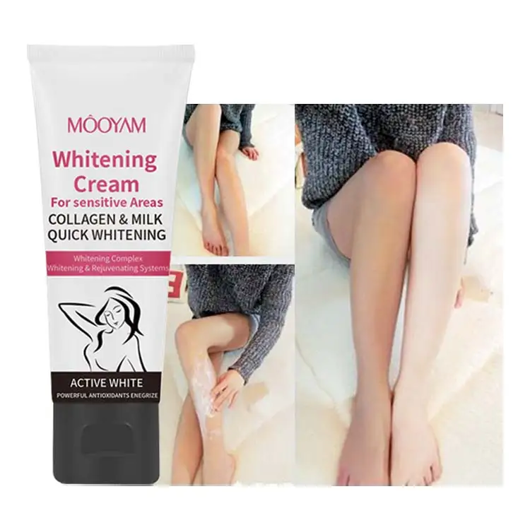 

Natural Armpit Whitening Cream Skin Lightening Bleaching Underarm Dark Skin Whitening Intimate Body Lotion, Any color also could be customized