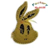 indian embroidery technology cord cartoon rabbit sequin patches for clothing women