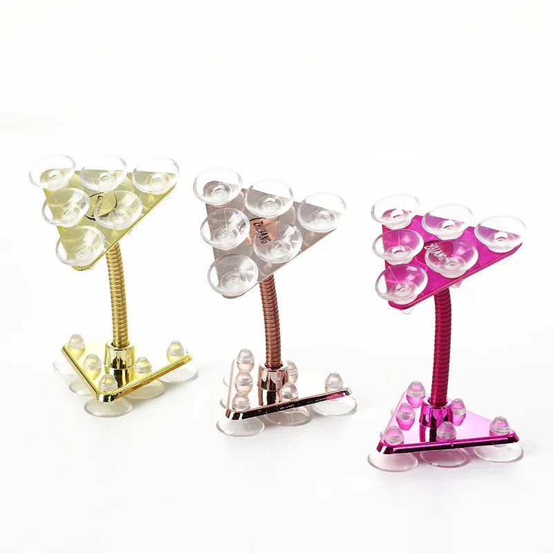 

Hot sale mini cute phone stand holders portable car phone holder magnet gooseneck phone holder, Pink/yellow/blue/white