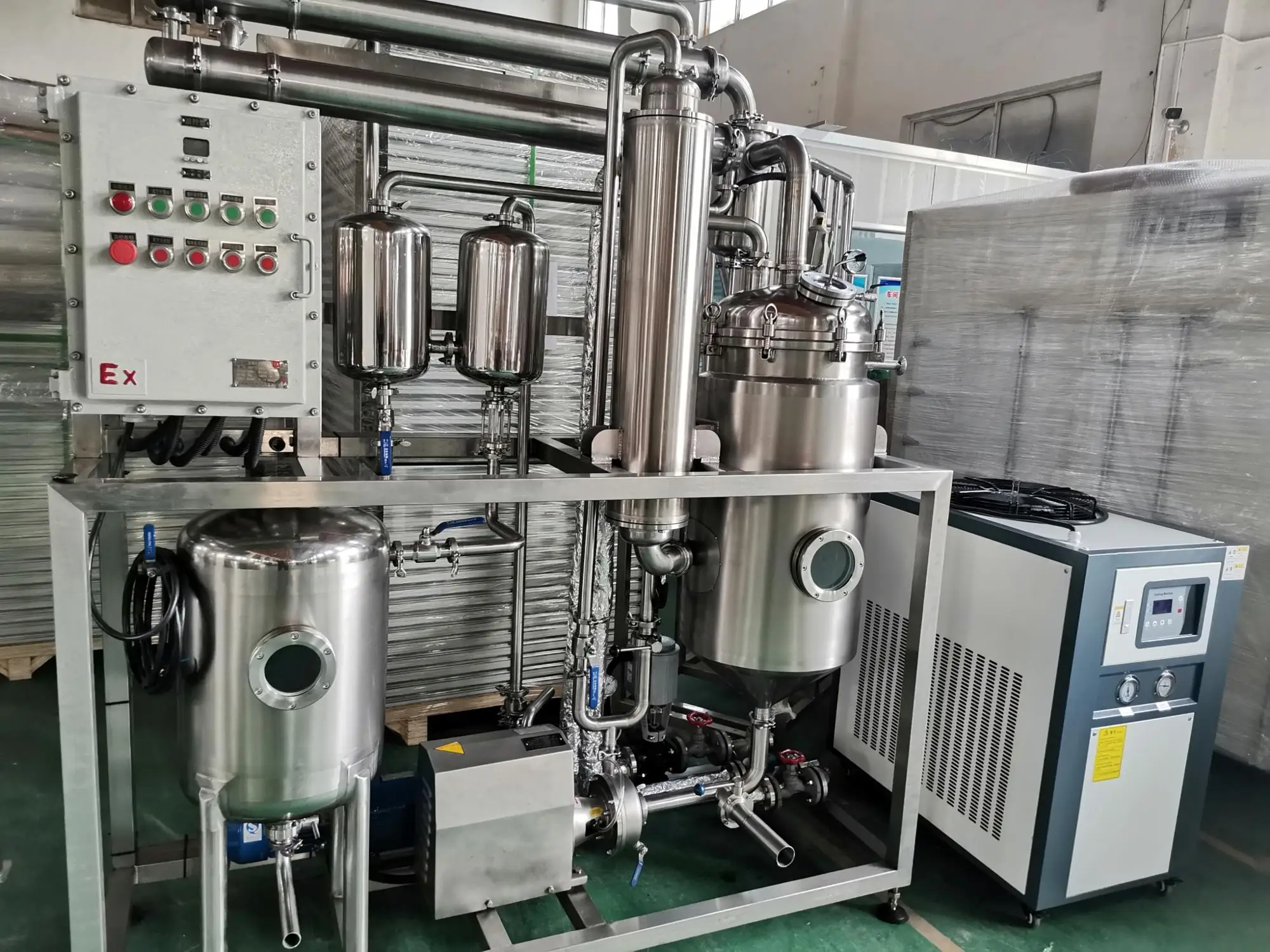 PHARMA Ethanol Recovery Evaporator triple effect evaporator manufacturer for food factory-8