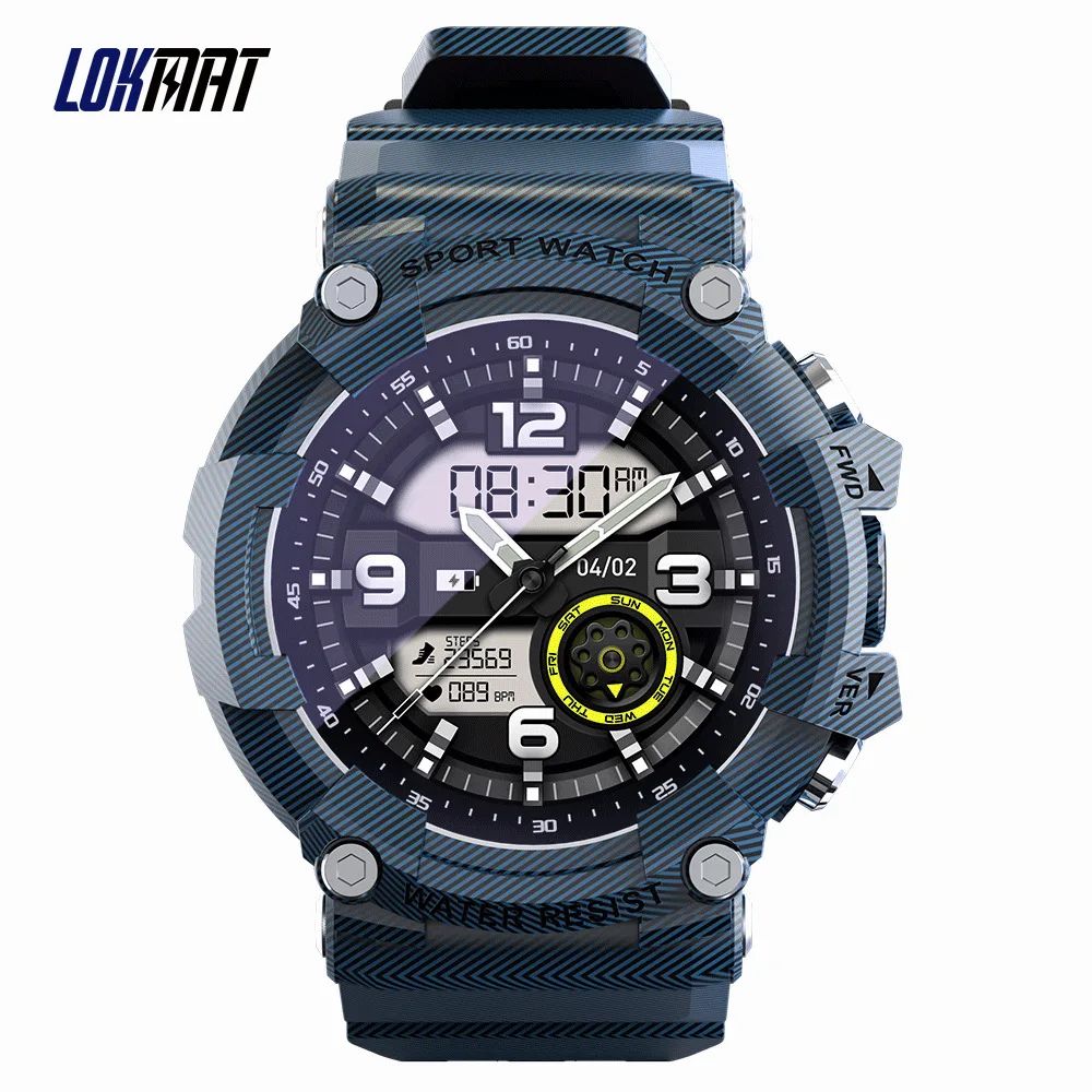 

2021 Lokmat Attack2 Waterproof Heart Rate Blood Oxygen Health Fitness Tracker Reloj smart watch