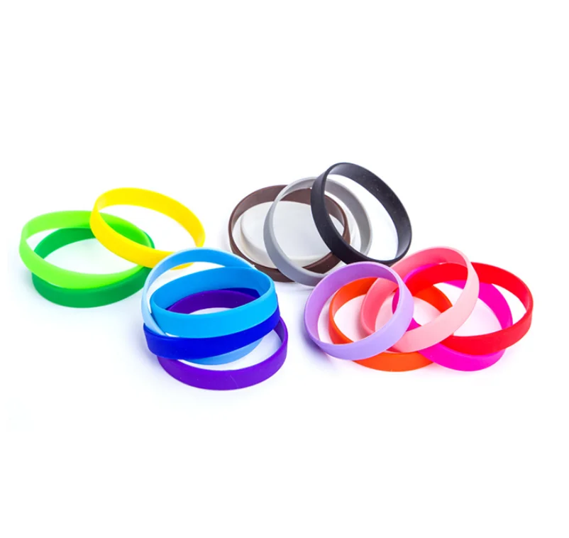 

Custom Silicone Bracelets, Make Your Own Rubber Wristbands With Message or Logo, High Quality Personalized Wrist Band, Customized color