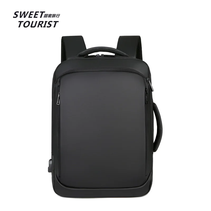 

High Quality Waterproof Business Laptop Backpack 15.6 Portable Back pack Bag Rucksack Men With USB Charging, Customized color